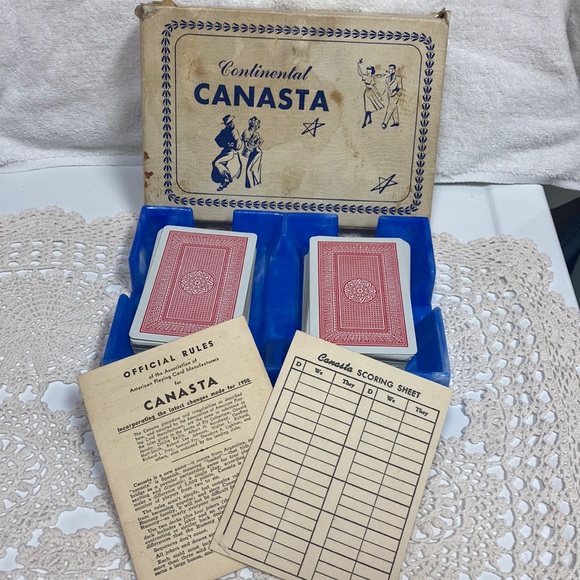 continental Games Vintage Canasta Card Game 95 Poshmark